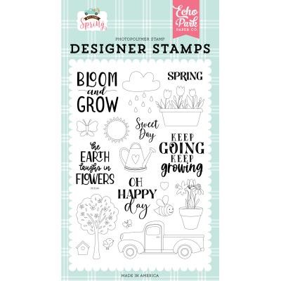 Echo Park Welcome Spring Clear Stamps - Sweet Day Stamp Set